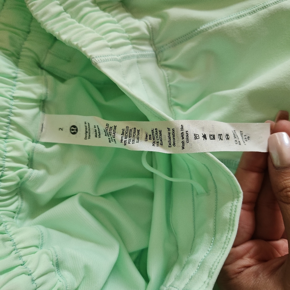 Lululemon Mint Shorts